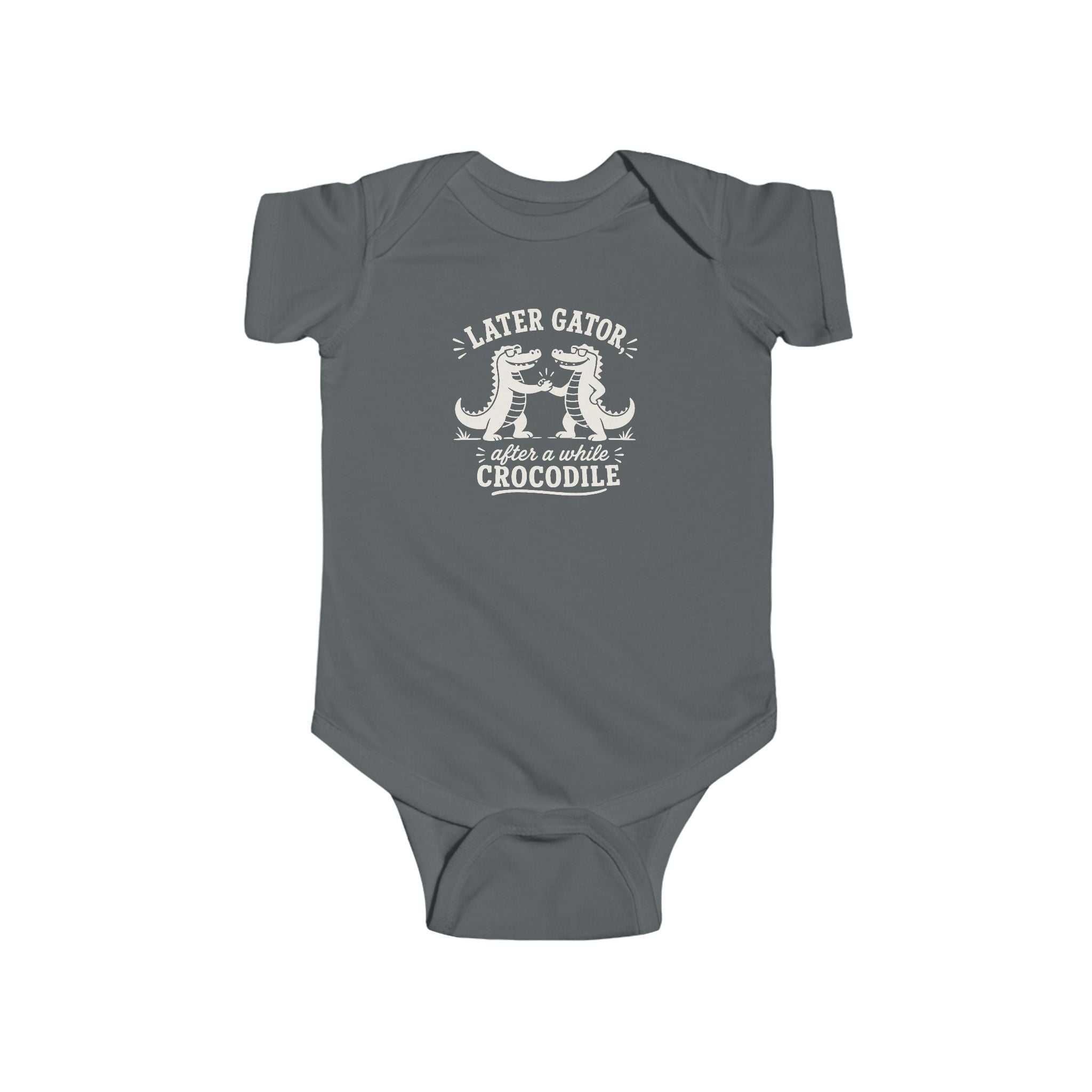 Parting Pals Baby Onesie - Later Gator, After Awhile Crocodile