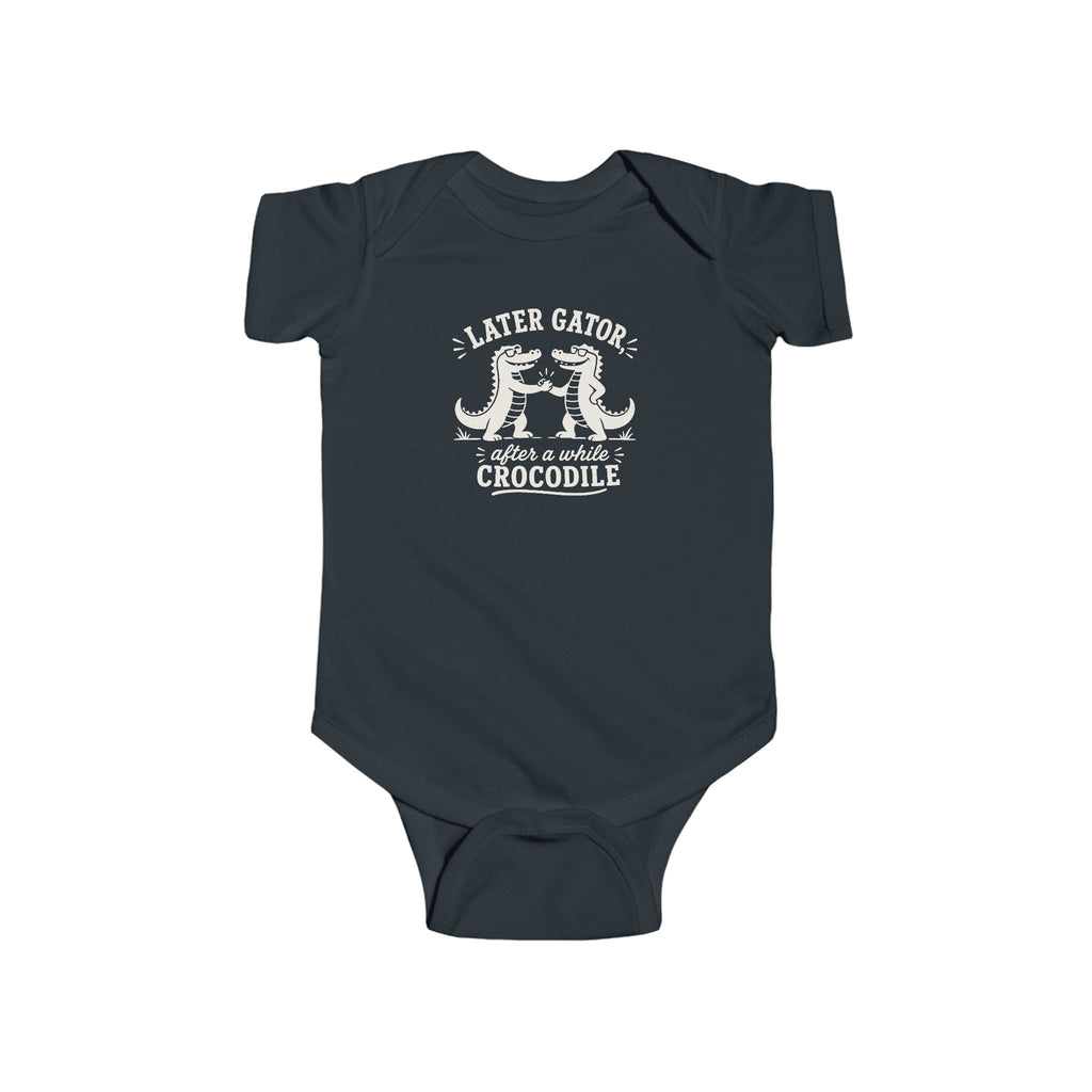 Parting Pals Baby Onesie - Later Gator, After Awhile Crocodile