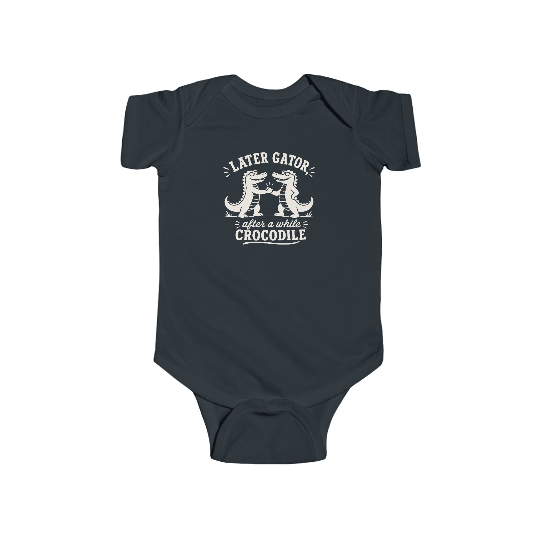 Parting Pals Baby Onesie - Later Gator, After Awhile Crocodile