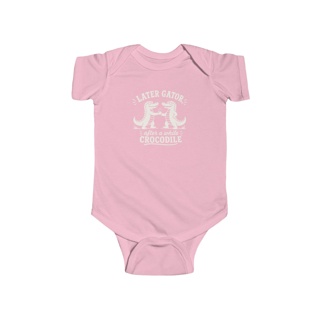 Parting Pals Baby Onesie - Later Gator, After Awhile Crocodile