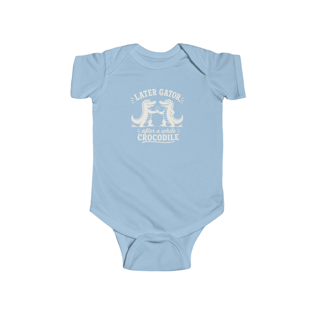 Parting Pals Baby Onesie - Later Gator, After Awhile Crocodile