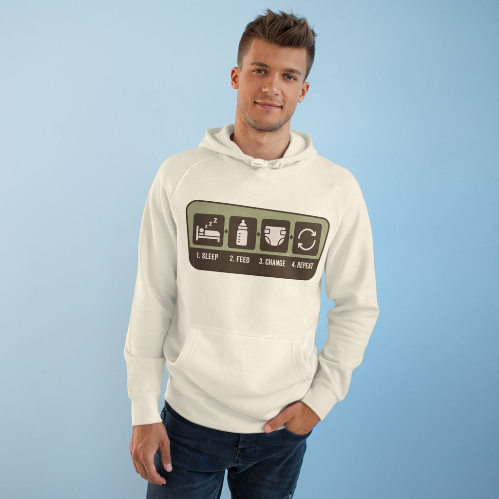 Sleep Feed Change Repeat Hoodie