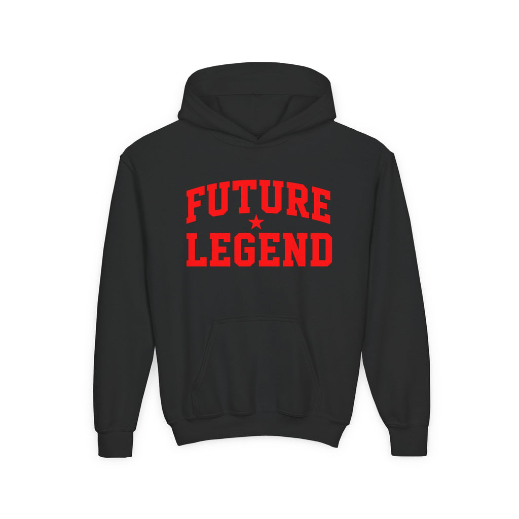 Youth Hoodie - "Future Legend" - Red Print