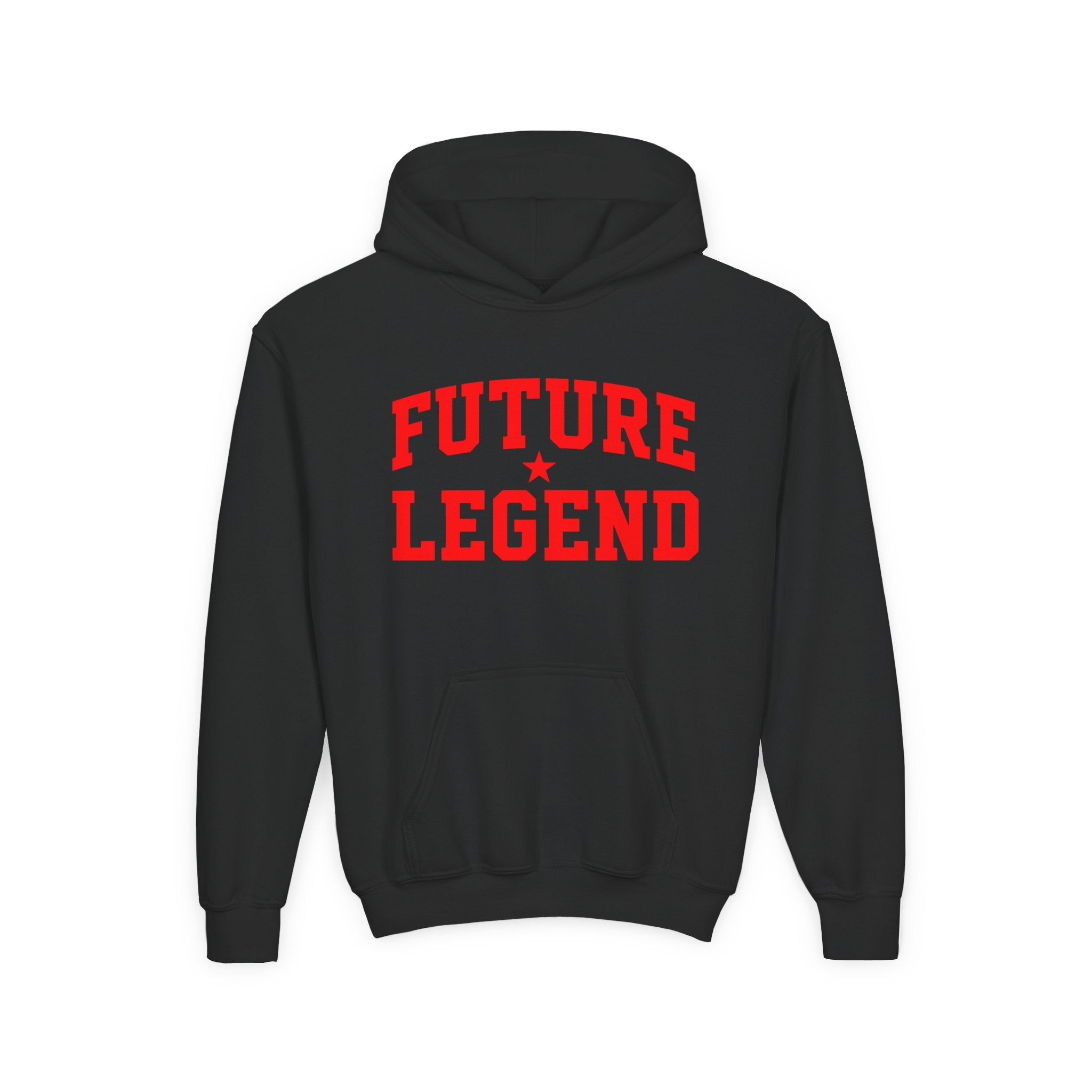 Youth Hoodie - "Future Legend" - Red Print