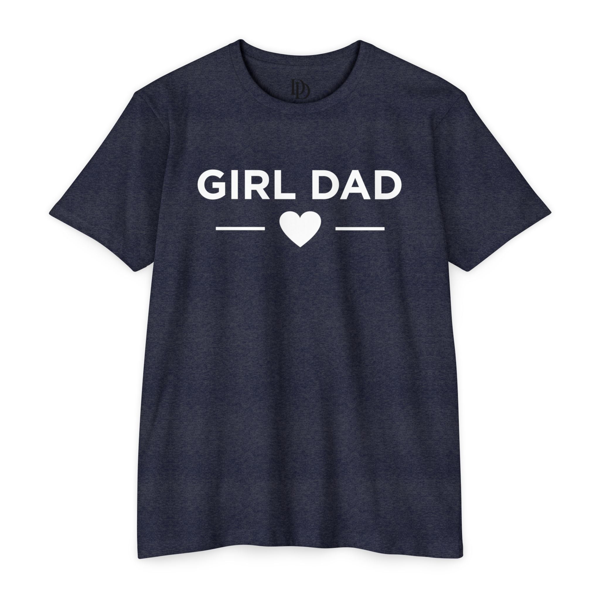 Girl Dad Adult Tee - White Print