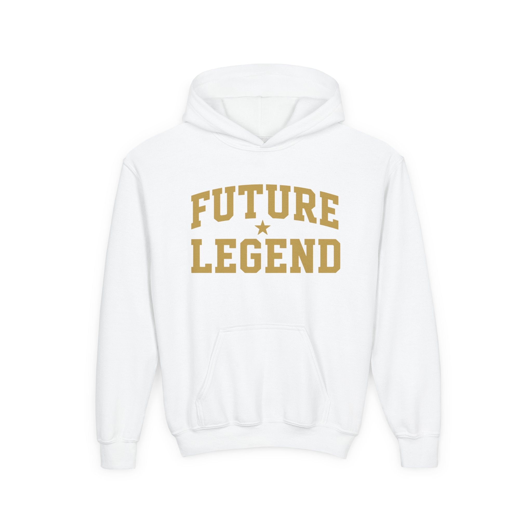 Youth Hoodie - "Future Legend" - Gold Print