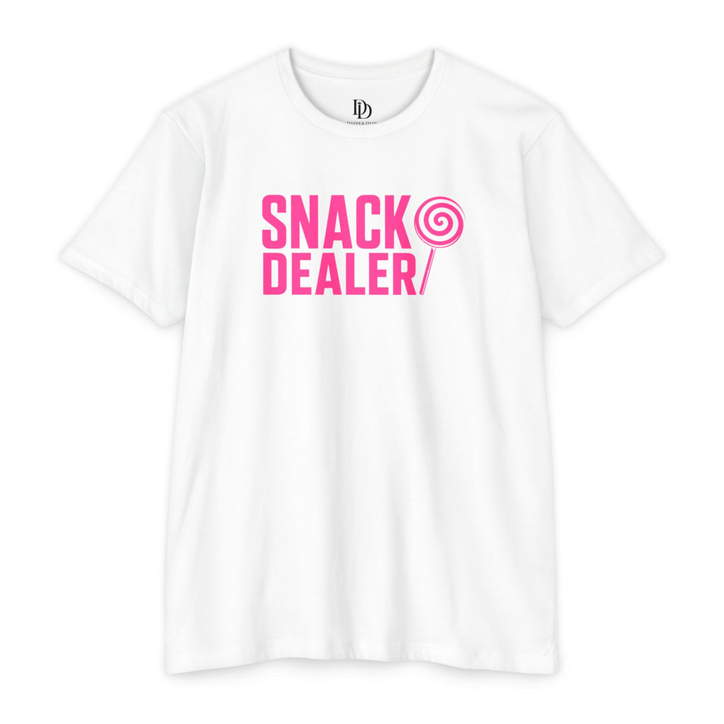 Snack Dealer Adult Tee - Pink Print
