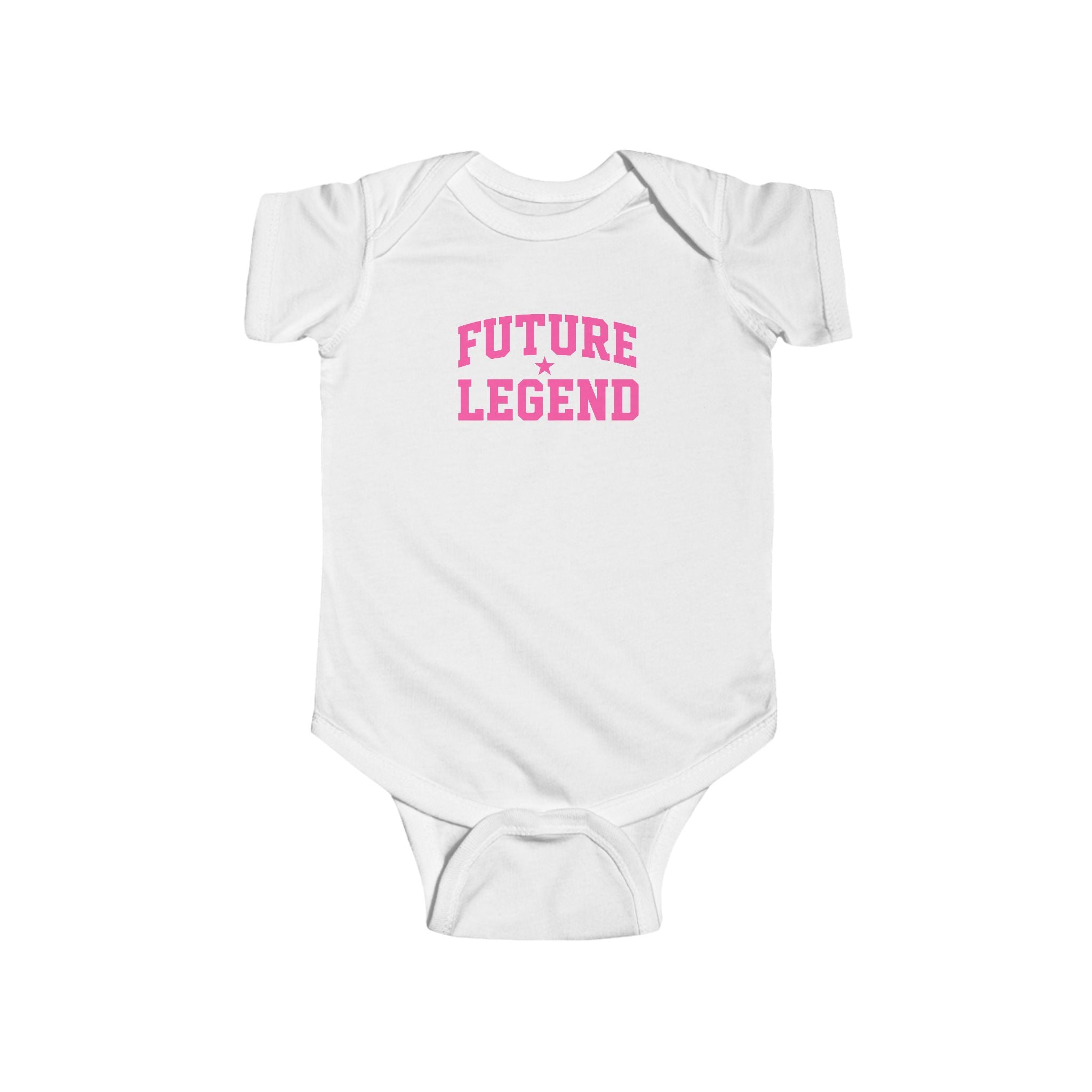 Future Legend Baby Onesie — Pink Print