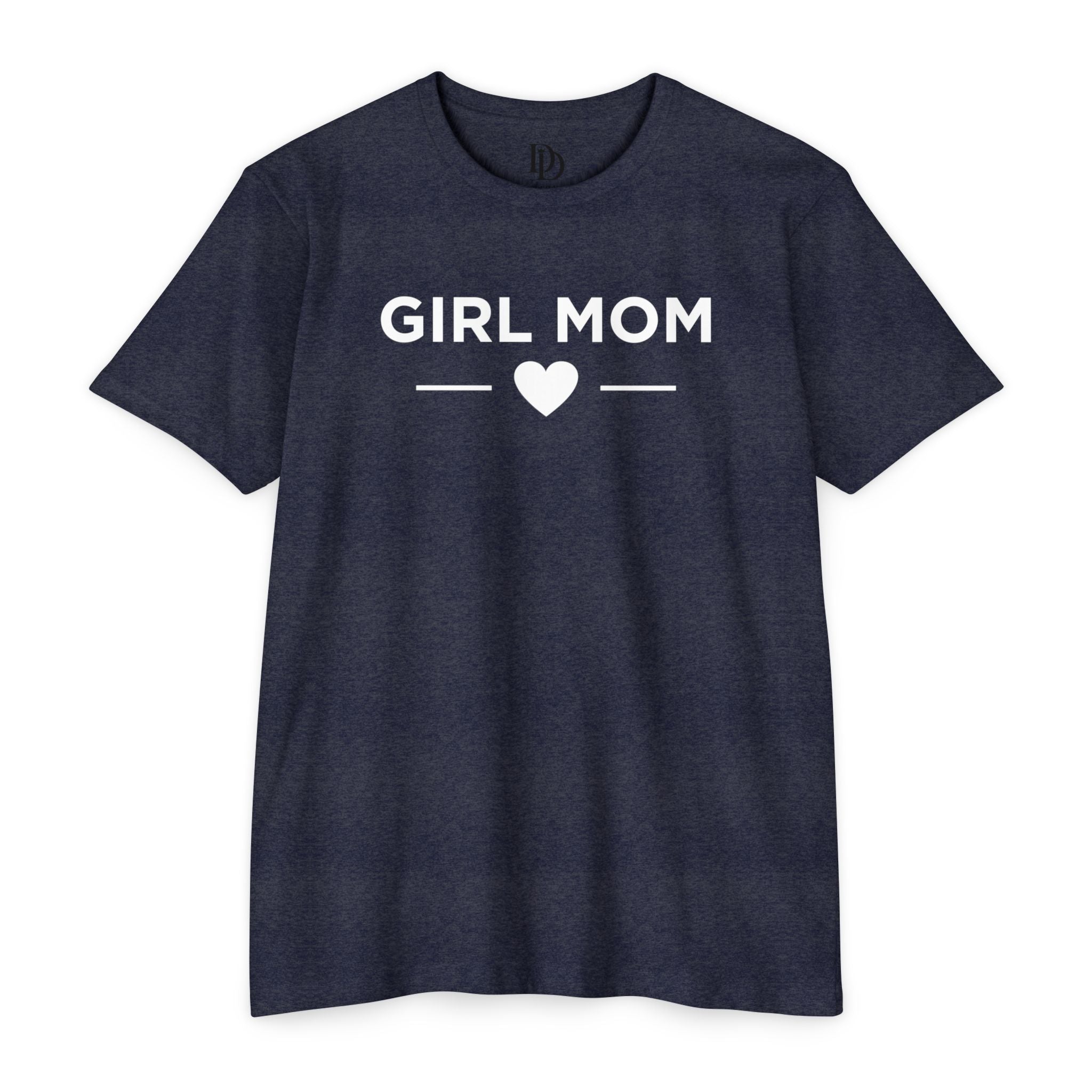 Girl Mom Adult Tee - White Print