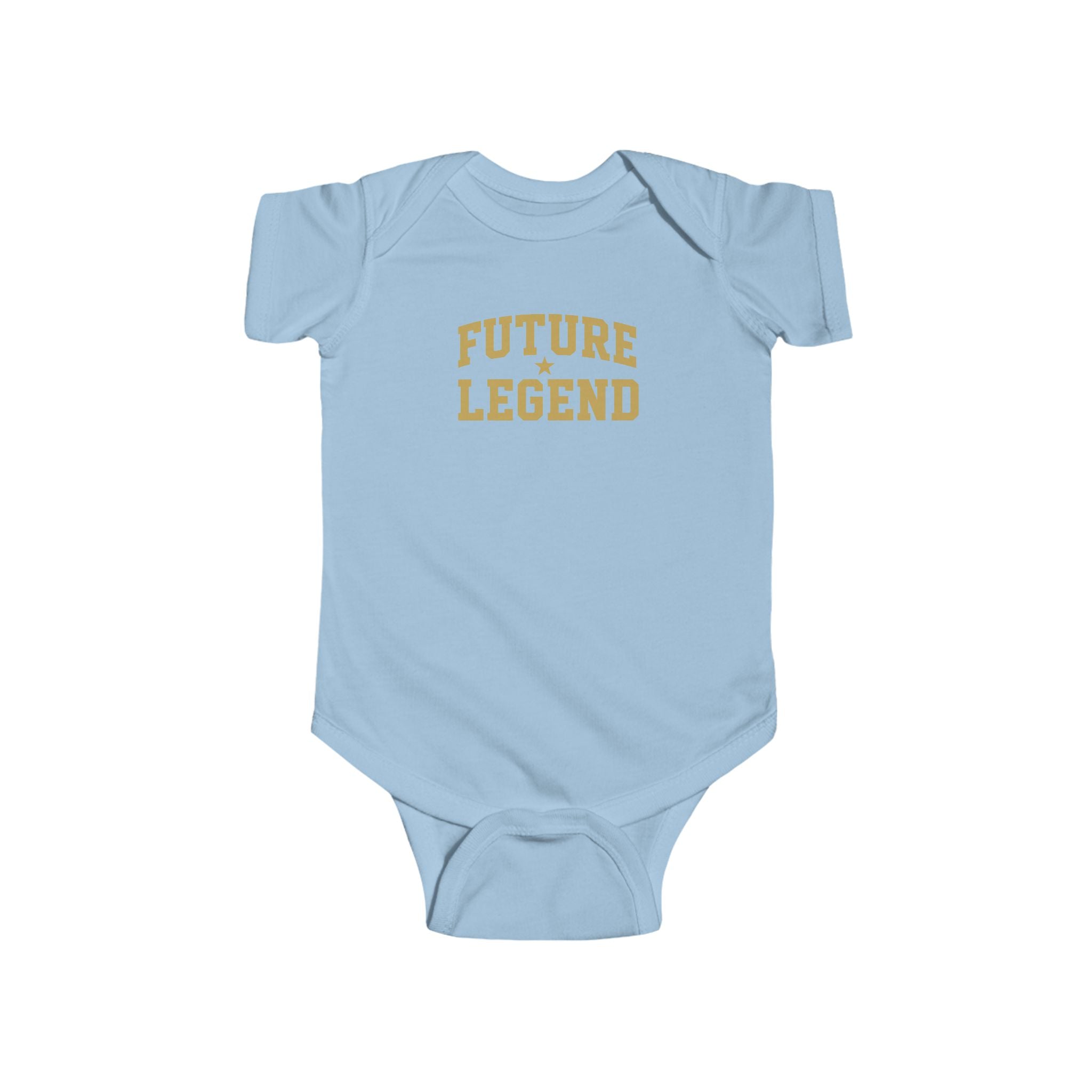 Future Legend Baby Onesie — Gold Print