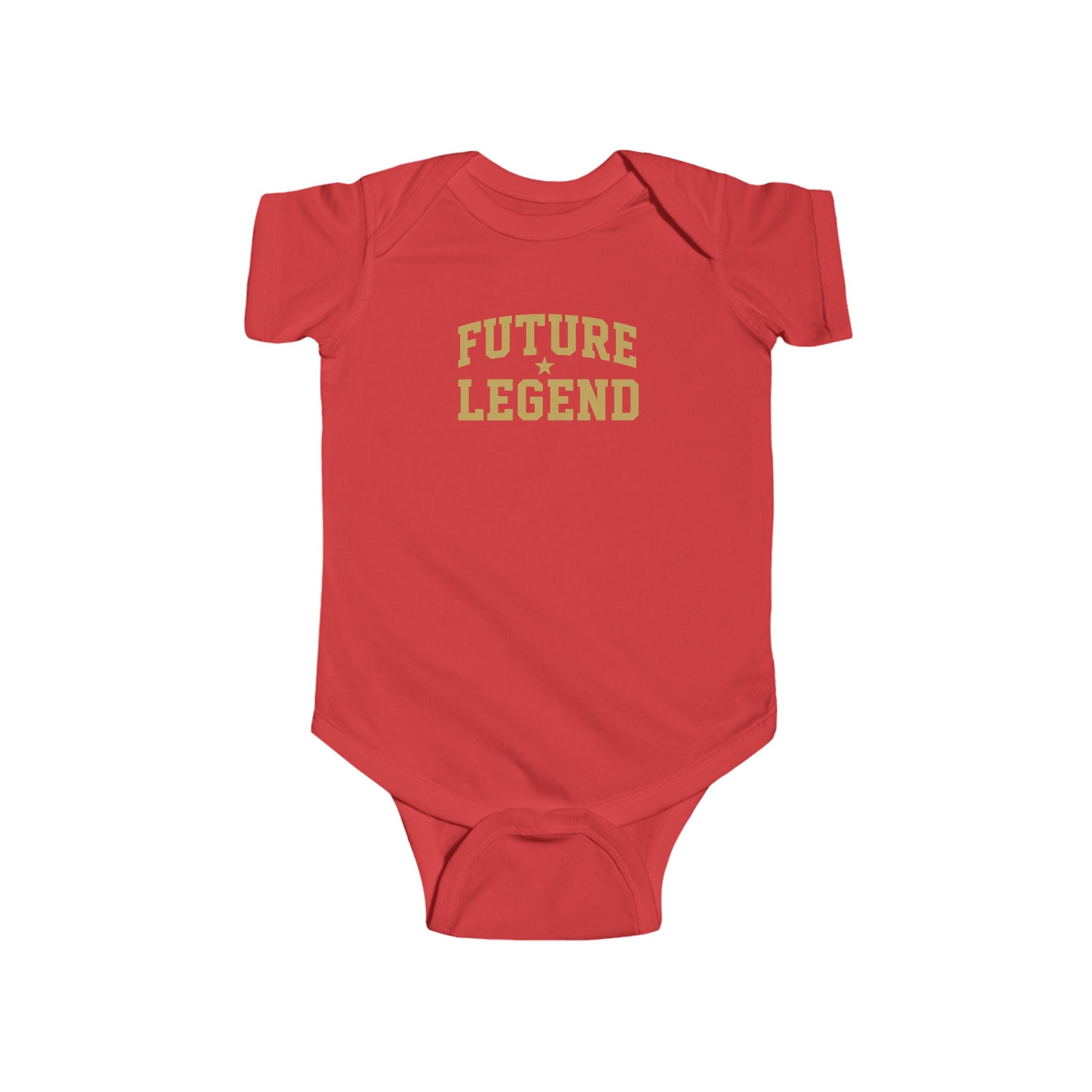 Future Legend Baby Onesie — Gold Print