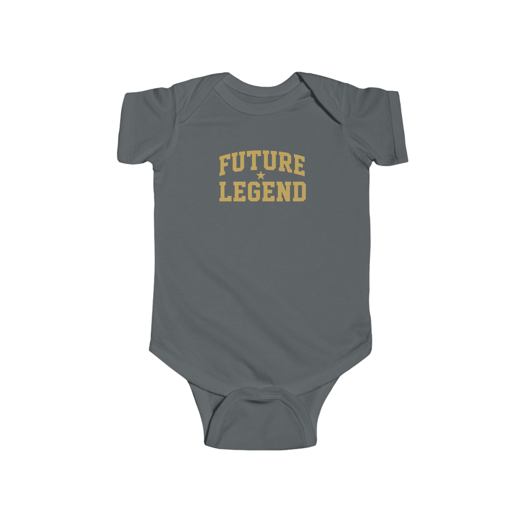 Future Legend Baby Onesie — Gold Print