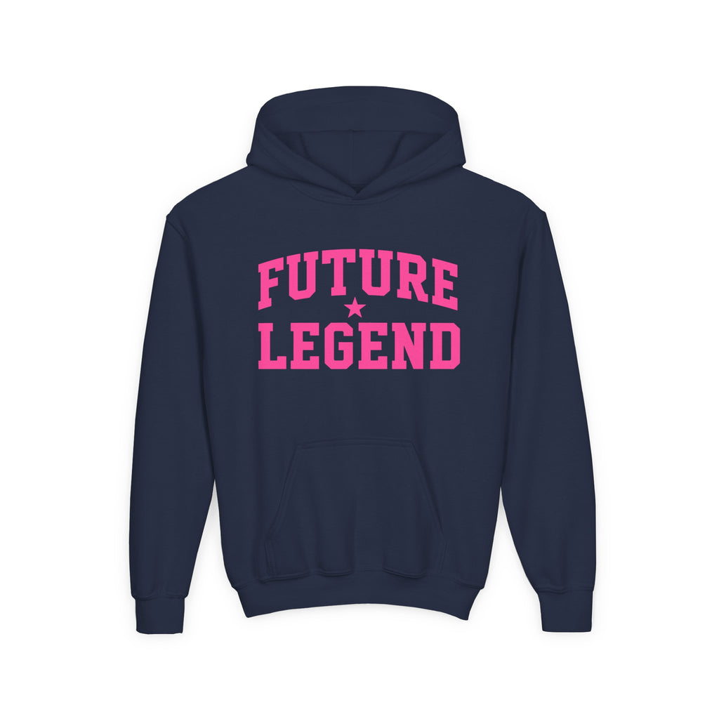 Youth Hoodie - "Future Legend" - Pink Print