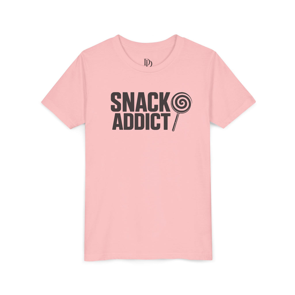 Snack Addict Youth Tee - Black Print