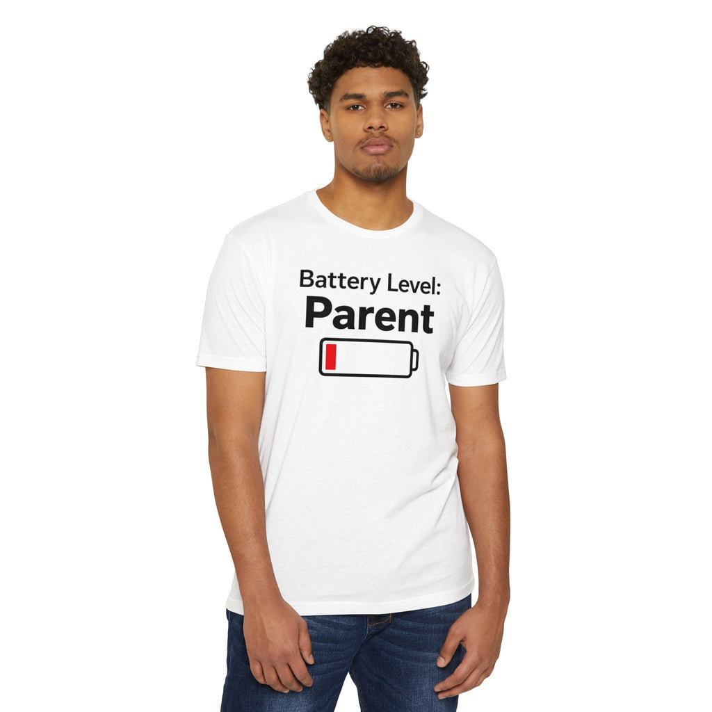 Battery Level: Parent Adult Tee - Black Print