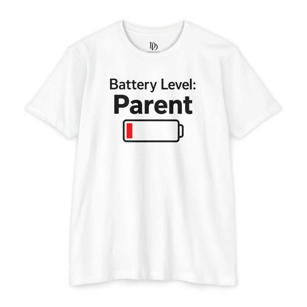 Battery Level: Parent Adult Tee - Black Print