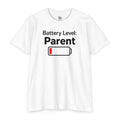 Battery Level: Parent Adult Tee - Black Print