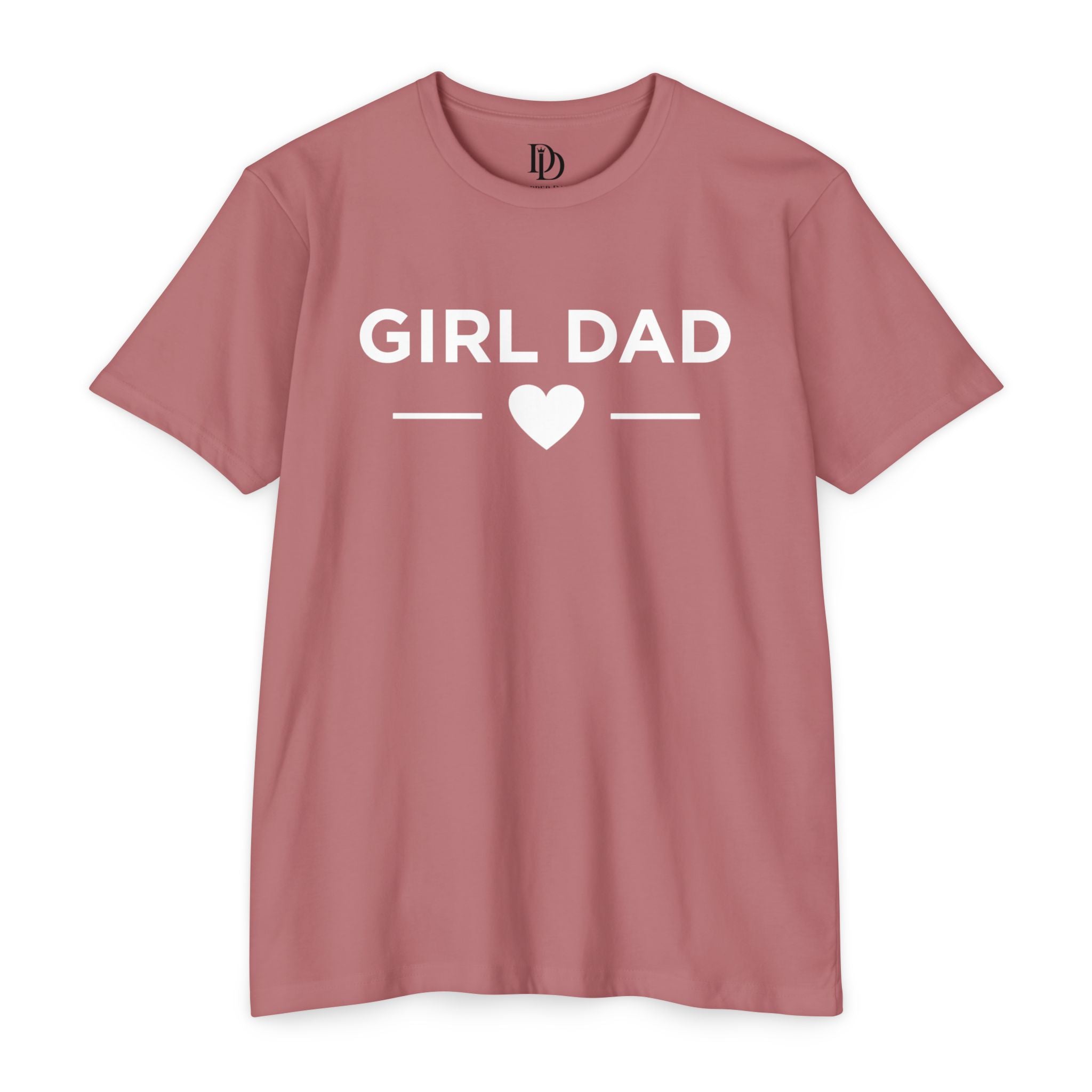 Girl Dad Adult Tee - White Print