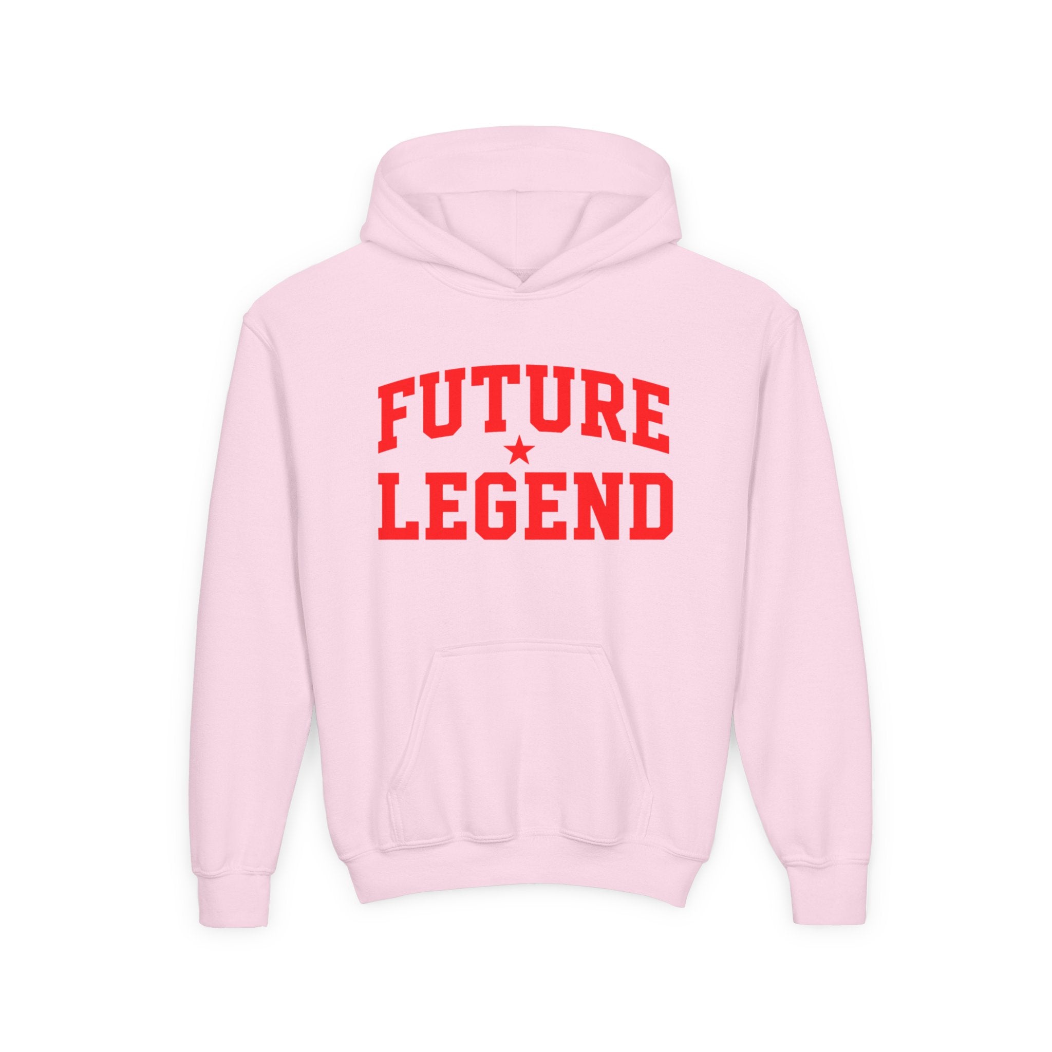 Youth Hoodie - "Future Legend" - Red Print