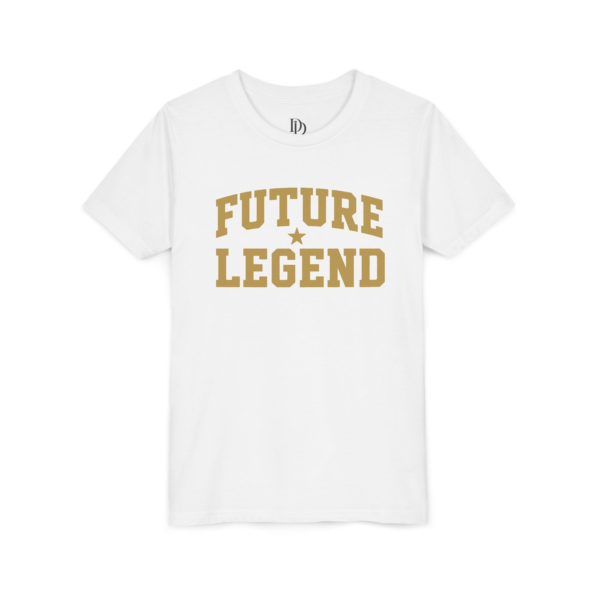 Future Legend Youth Tee - Gold Print