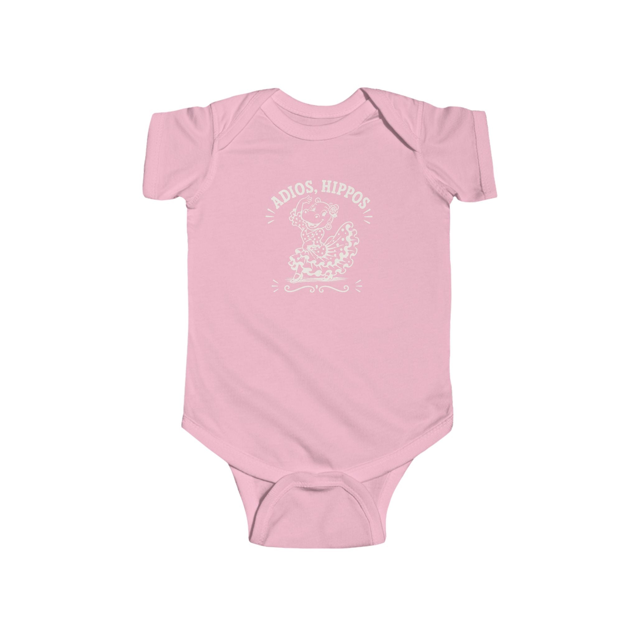 Parting Pals Baby Onesie - Adios, Hippos
