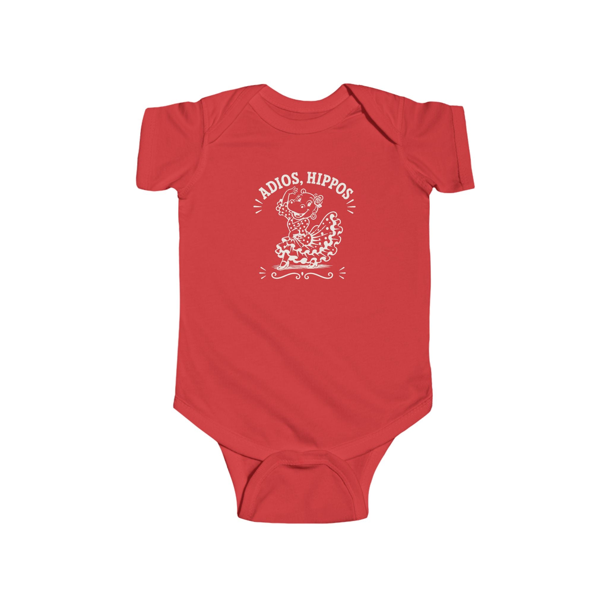 Parting Pals Baby Onesie - Adios, Hippos