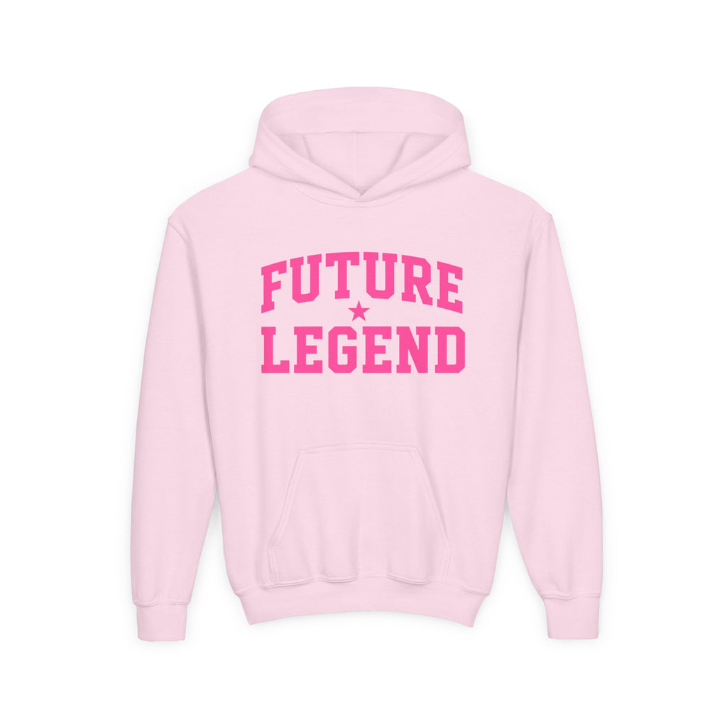 Youth Hoodie - "Future Legend" - Pink Print