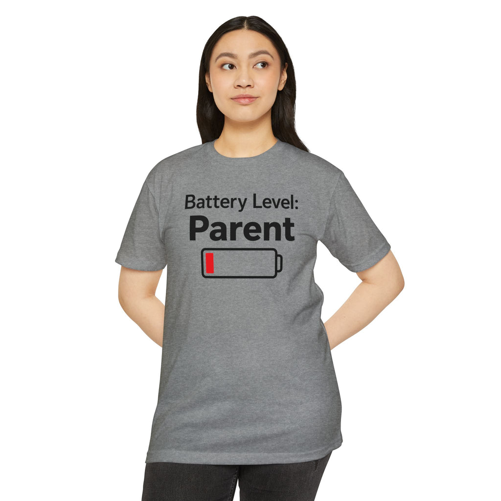 Battery Level: Parent Adult Tee - Black Print