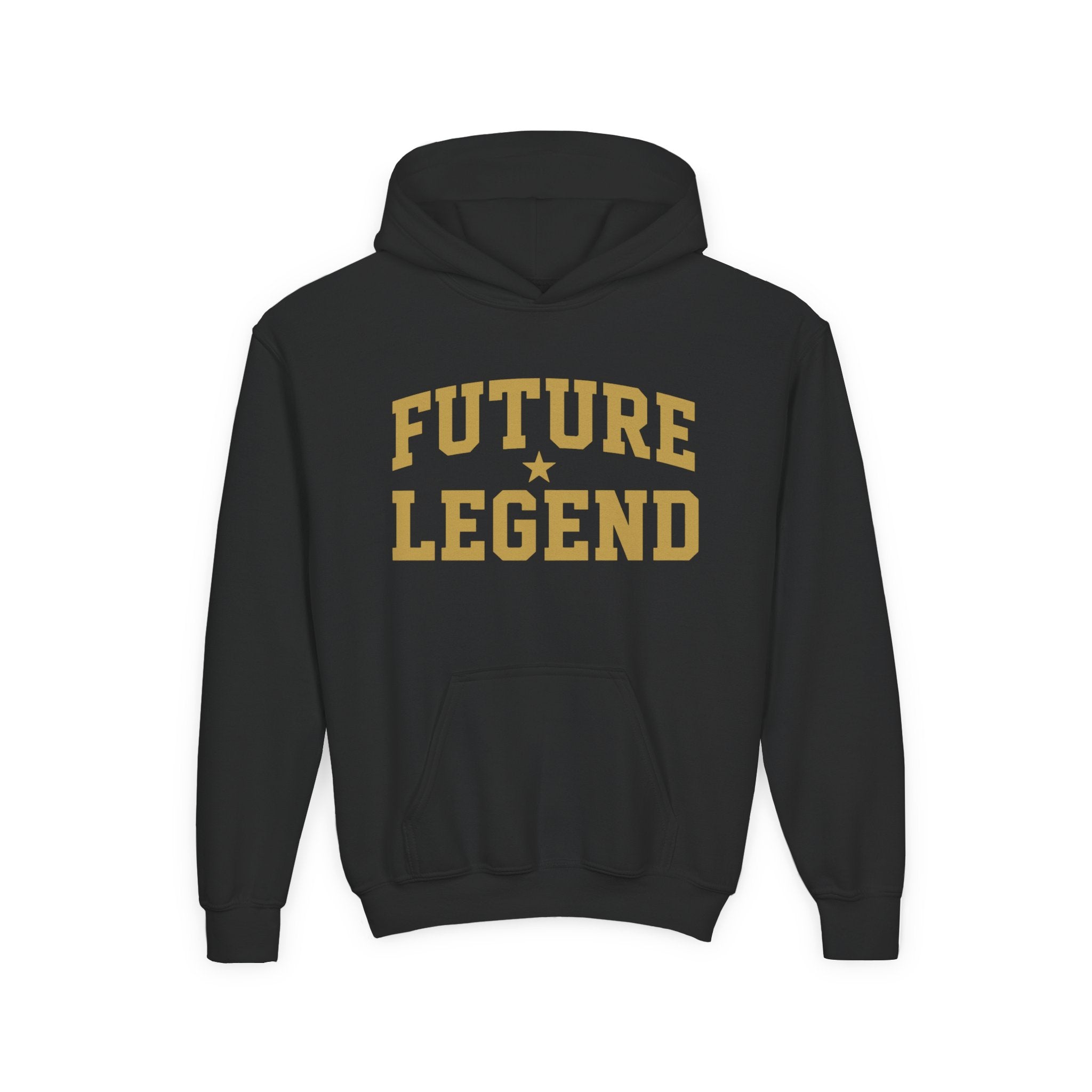 Youth Hoodie - "Future Legend" - Gold Print
