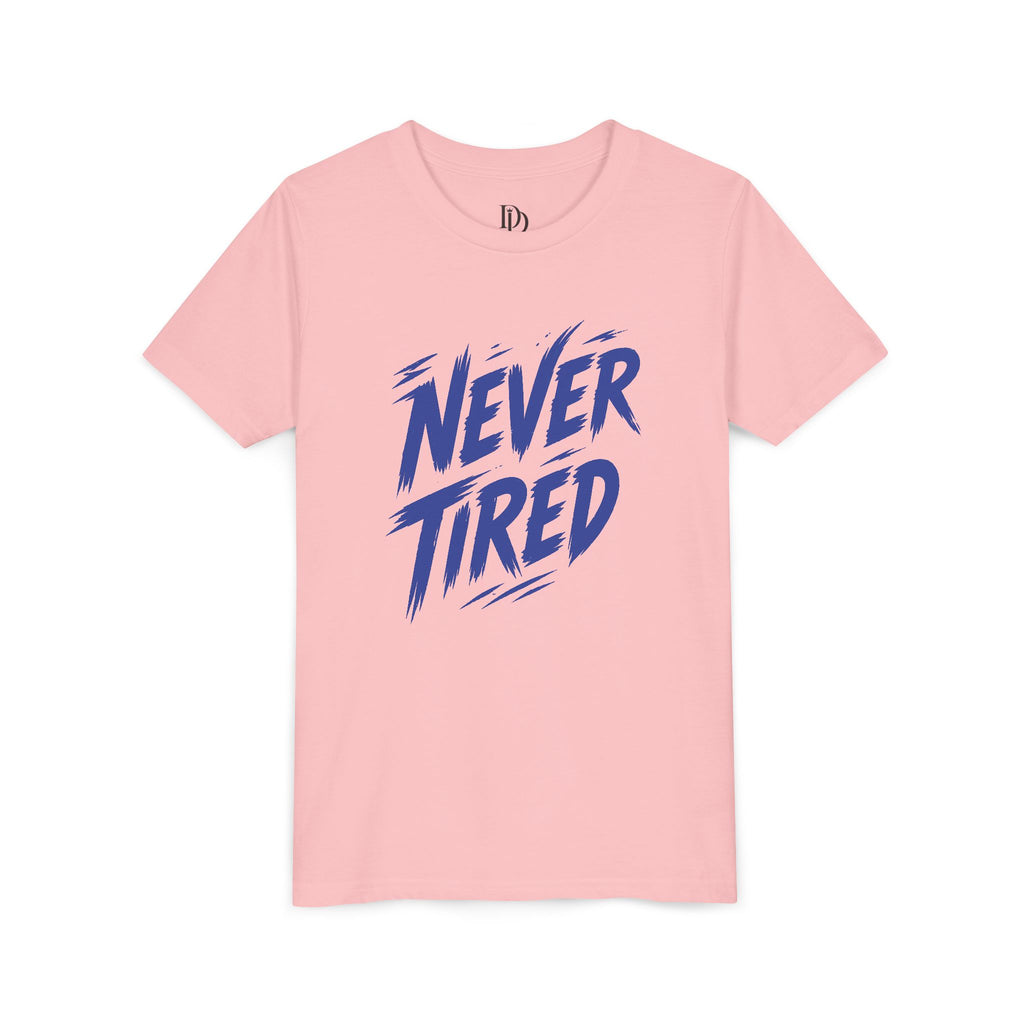 Never Tired Youth Tee - Blue Print