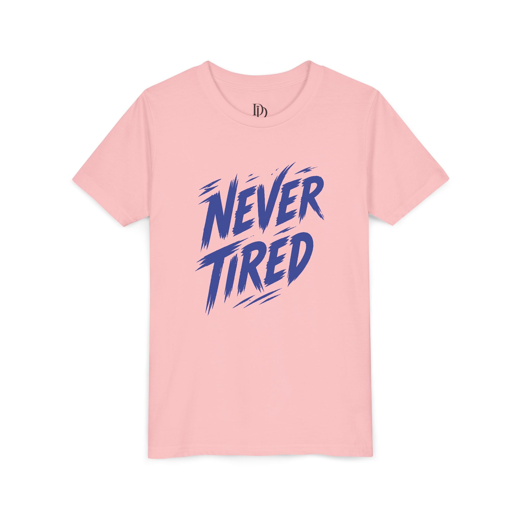 Never Tired Youth Tee - Blue Print