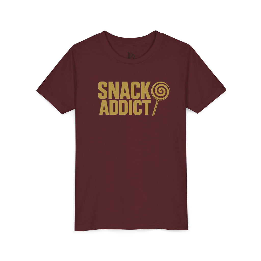 Snack Addict Youth Tee - Gold Print