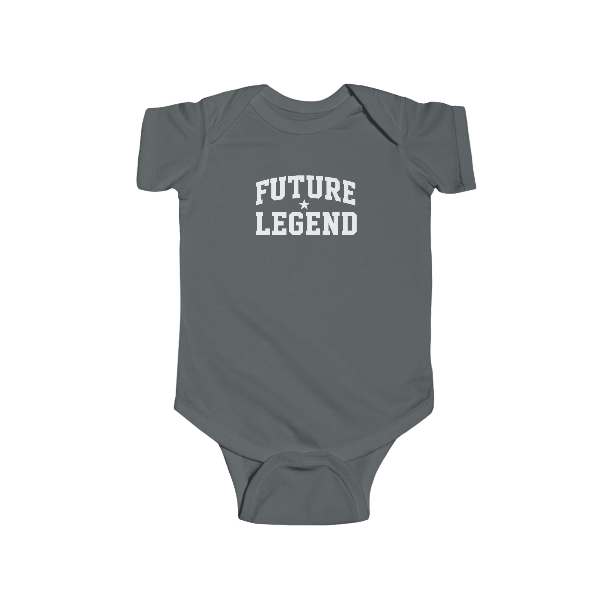 Future Legend Baby Onesie — White Print