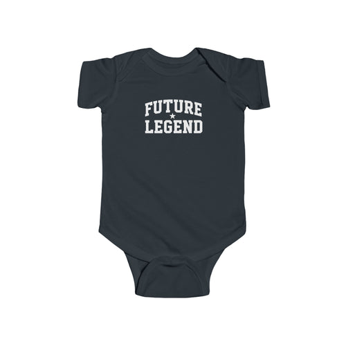 Future Legend Baby Onesie — White Print